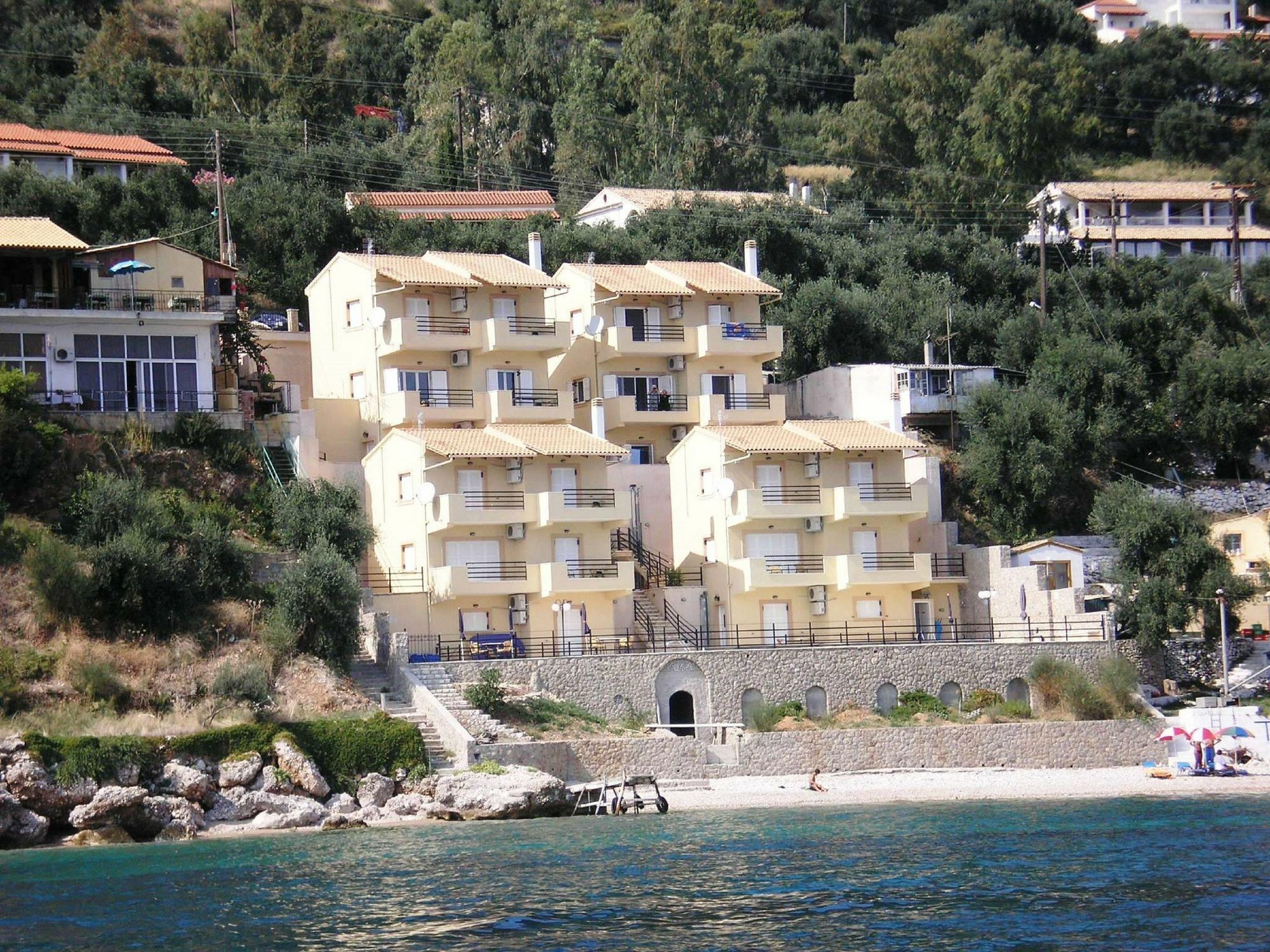 Glyfa Beach Villas Barbáti Kültér fotó